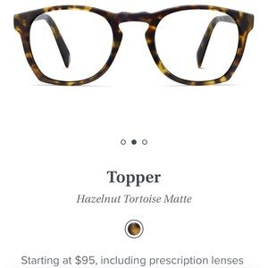 Warby Parker - Topper Glasses - Hazelnut Tortoise Matte